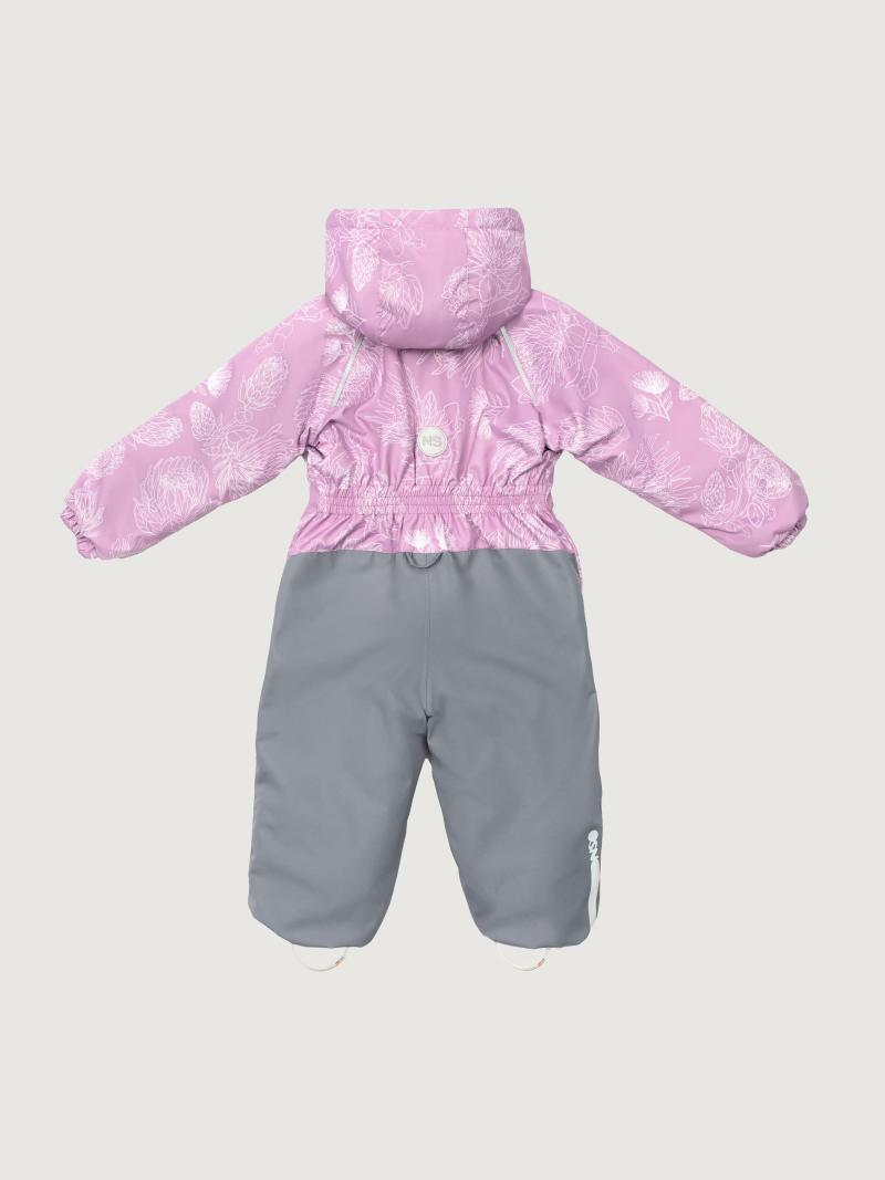картинка Комбинезон утеплённый для девочки NIKASTYLE 8м1625 Орхидея серый от магазина детских товаров ALiSa