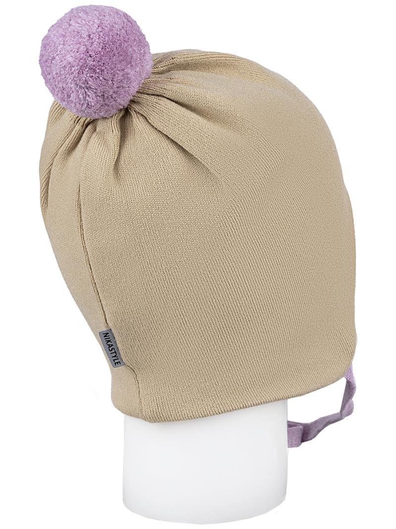 картинка Шапка для девочки NIKASTYLE 11м10424 беж от магазина детских товаров ALiSa