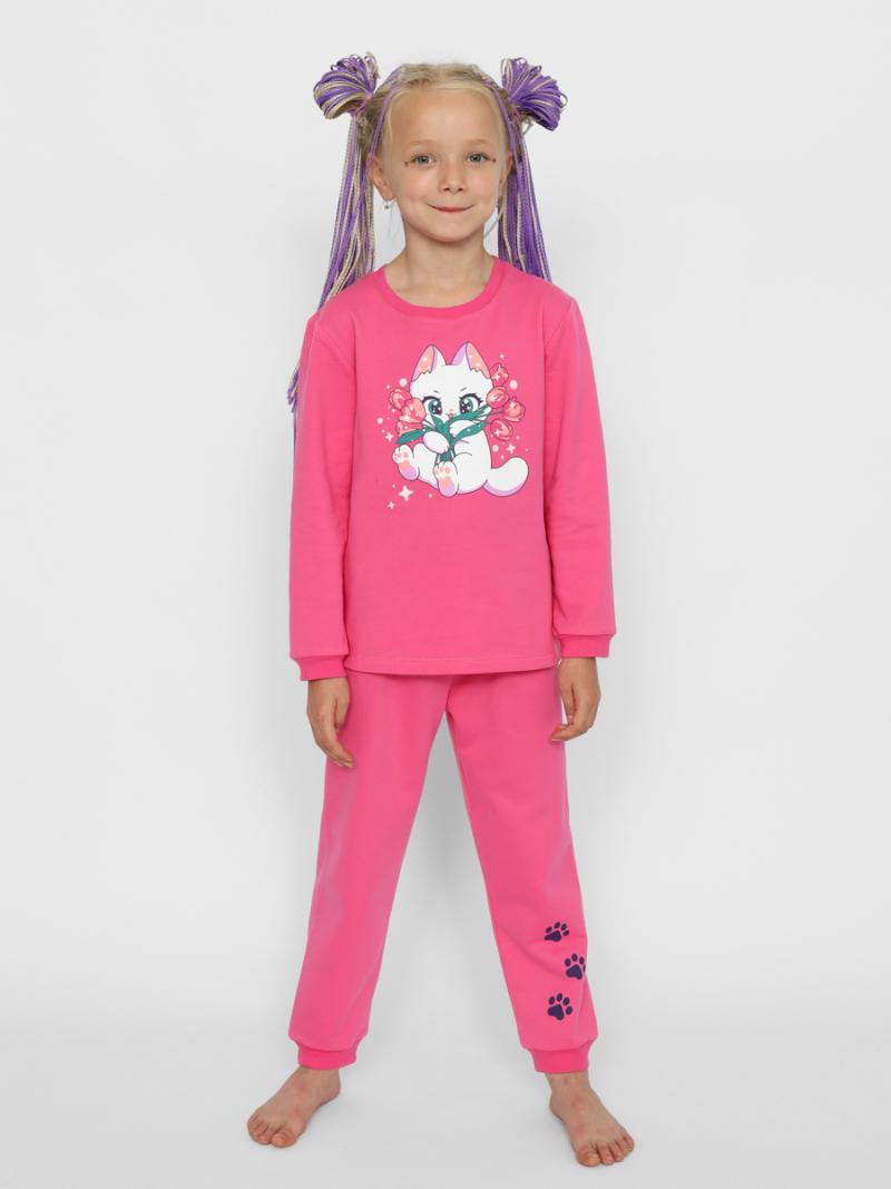 картинка Пижама для девочки CWKG 50152-46 Циклама от магазина детских товаров ALiSa