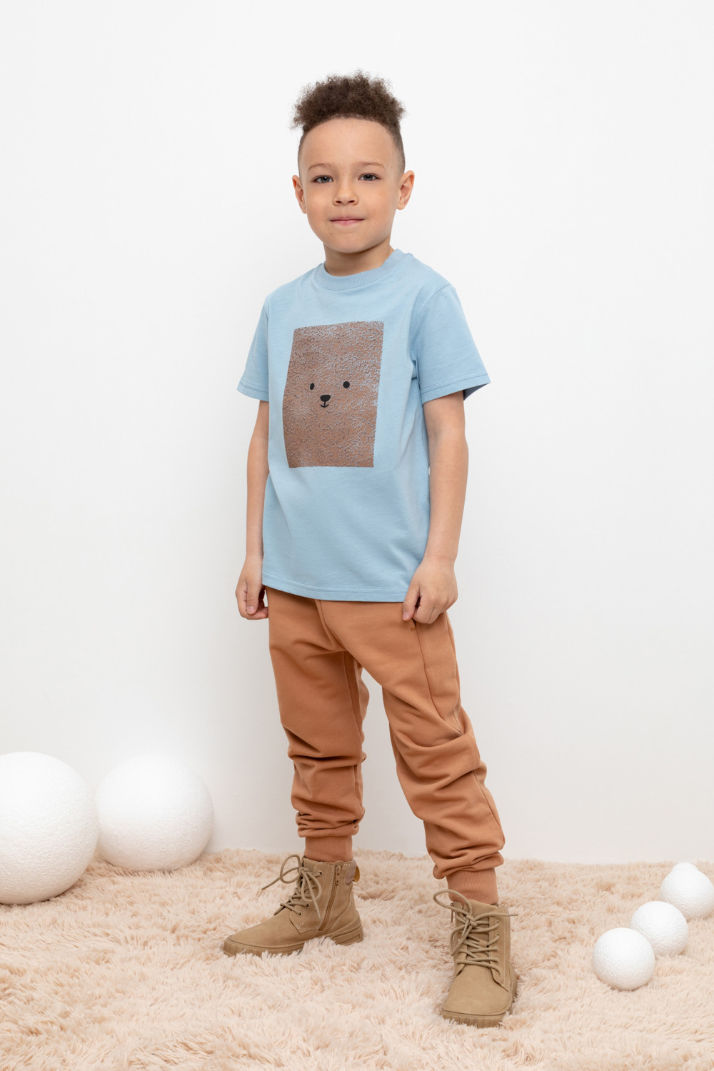 картинка Брюки для мальчика Crockid КР 400618 индийский загар к432 от магазина детских товаров ALiSa