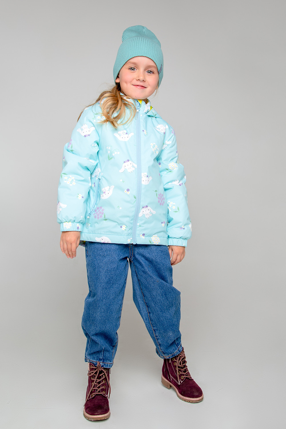 картинка Куртка утепленная для девочки Crockid ВК 32114/н/2 ГР от магазина детских товаров ALiSa
