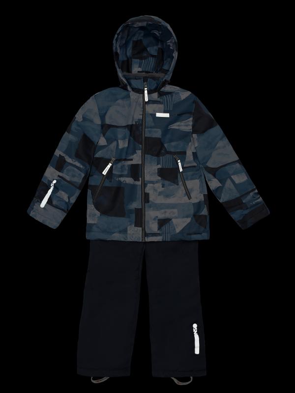 картинка Комплект утеплённый для мальчика NIKASTYLE 7м1325 Джинс неви от магазина детских товаров ALiSa