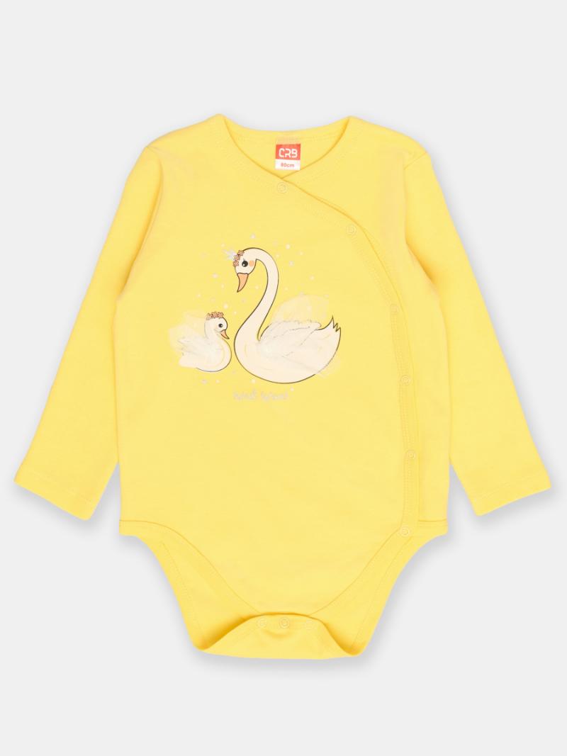 картинка Боди для девочки CSNG 40053-30-347 Желтый от магазина детских товаров ALiSa