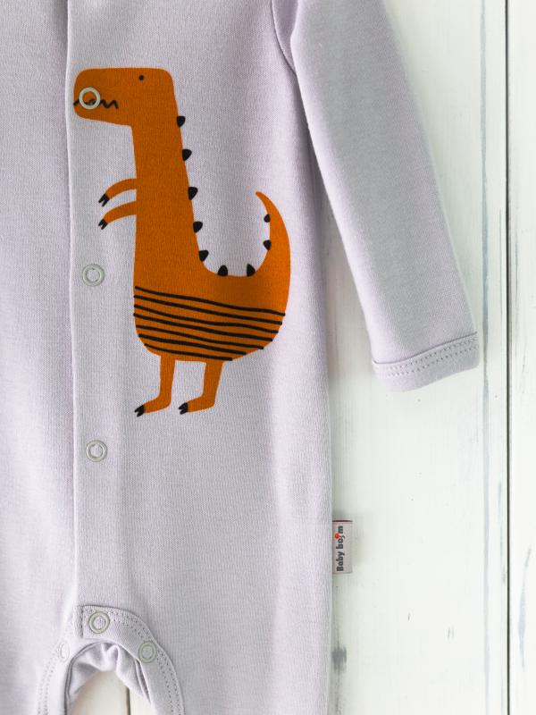 картинка Комбинезон для мальчика Baby Boom К308/1-И Дино жемчуг от магазина детских товаров ALiSa