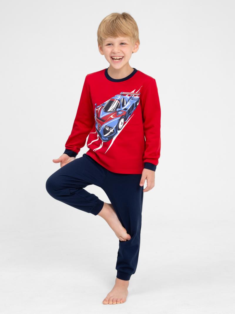 картинка Пижама для мальчика Cherubino CWKB 50140-26 Красный от магазина детских товаров ALiSa