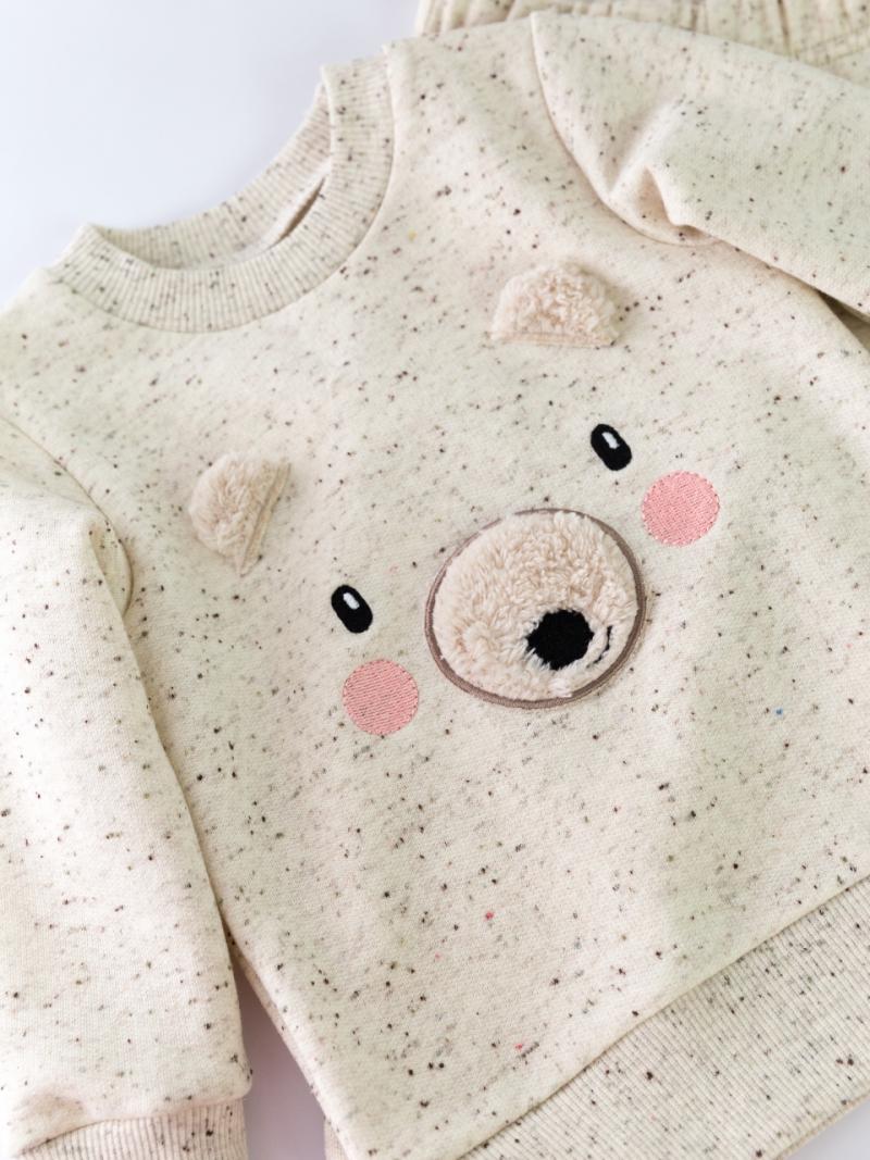 картинка Комплект для девочки Baby Boom BB КД435/1-Ф Нопели медведь от магазина детских товаров ALiSa