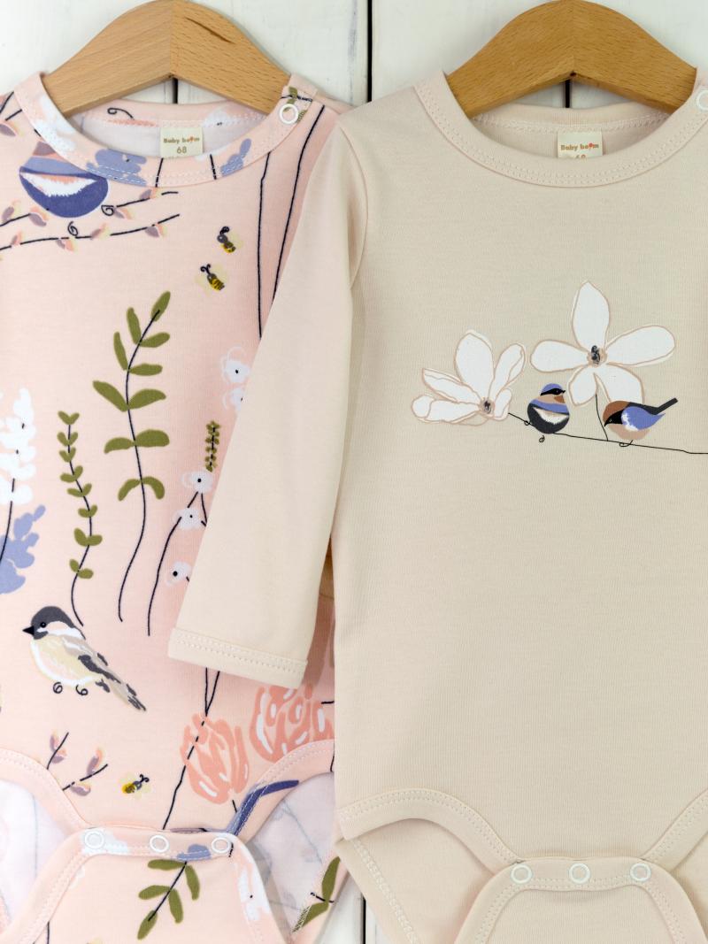 картинка Боди для девочки Baby Boom НБ1/9-И Бежевый от магазина детских товаров ALiSa