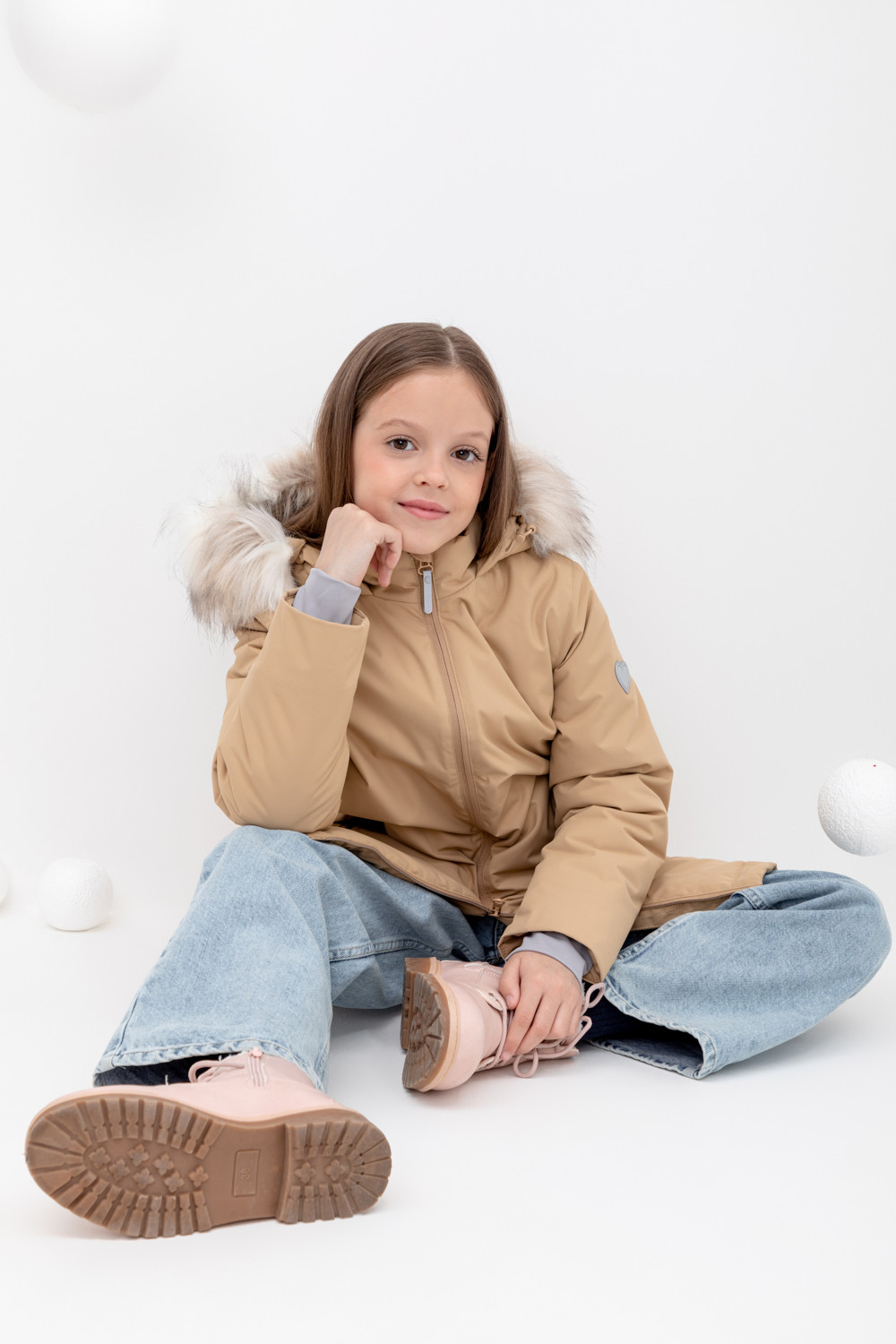 картинка Пальто зимнее для девочки Crockid ВК 38104/2 УЗГ от магазина детских товаров ALiSa