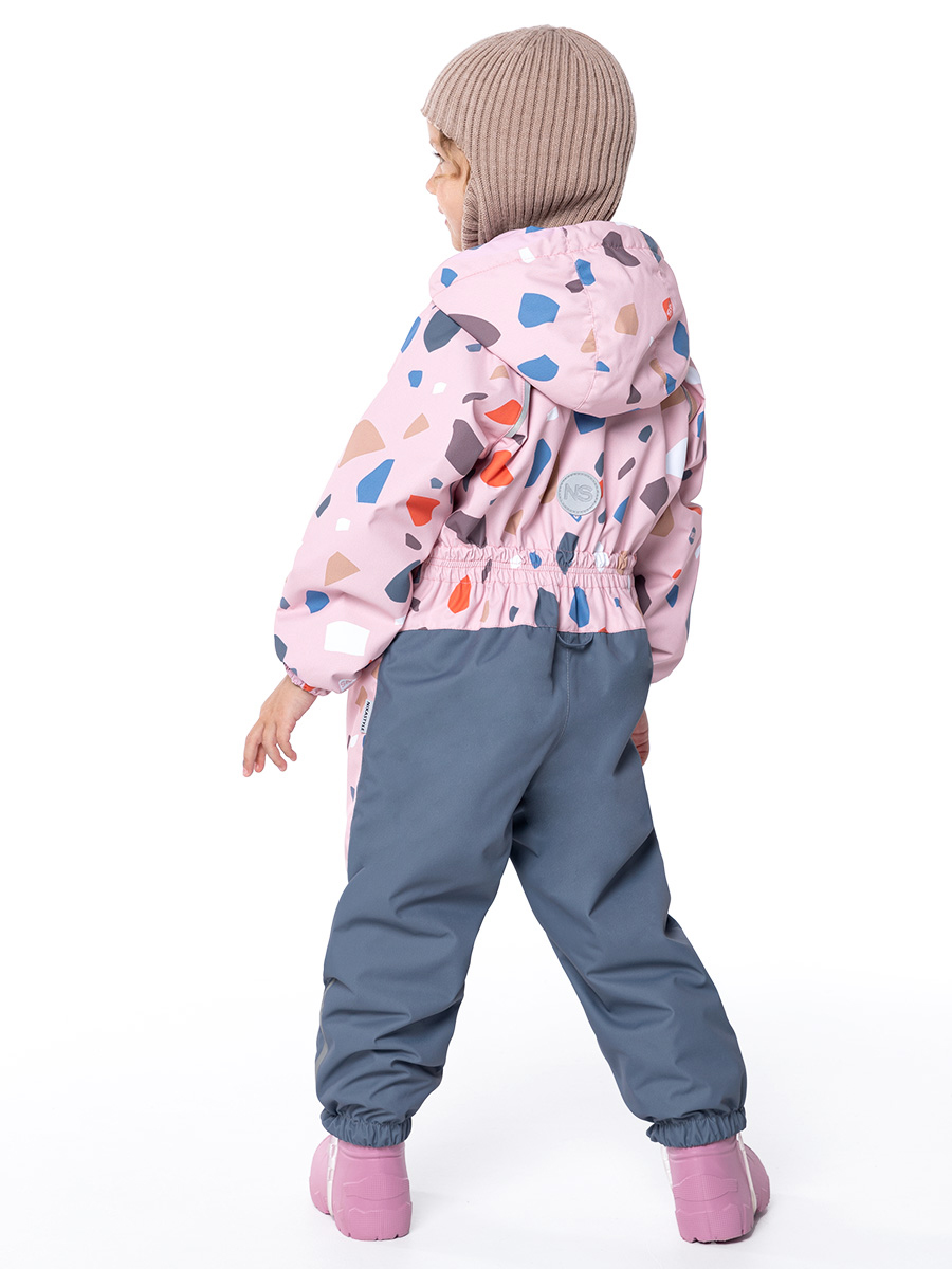 картинка Комбинезон утепленный для девочки NIKASTYLE 8м0224 пудра серый от магазина детских товаров ALiSa