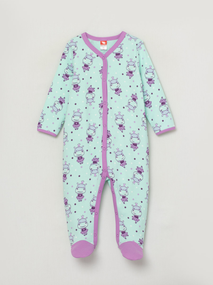 картинка Комбинезон для девочки CWNG 90041-38-281 Ментоловый от магазина детских товаров ALiSa