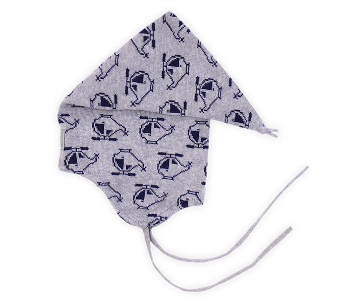 картинка Шапка для мальчика Crockid К 241/3х св.сер меланж от магазина детских товаров ALiSa