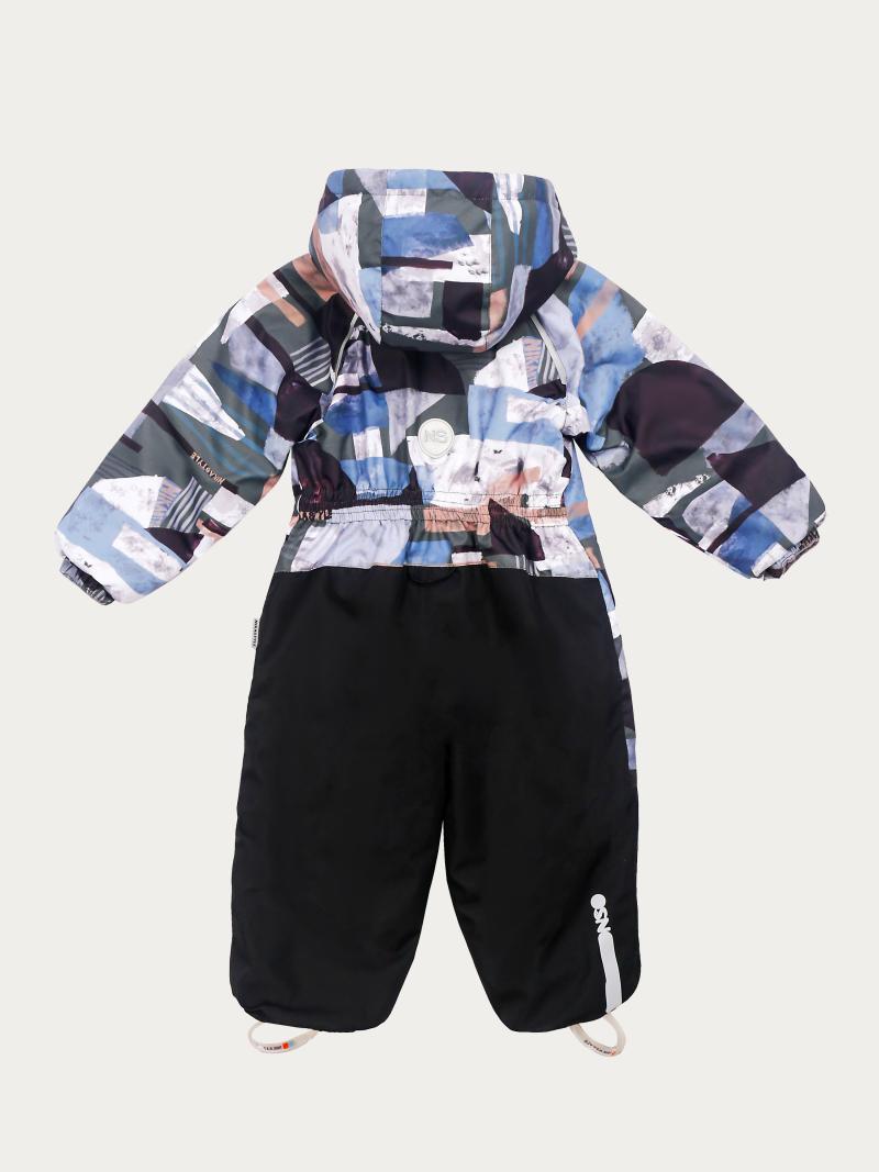 картинка Комбинезон утеплённый для мальчика NIKASTYLE 8м0925 Хаки черный от магазина детских товаров ALiSa