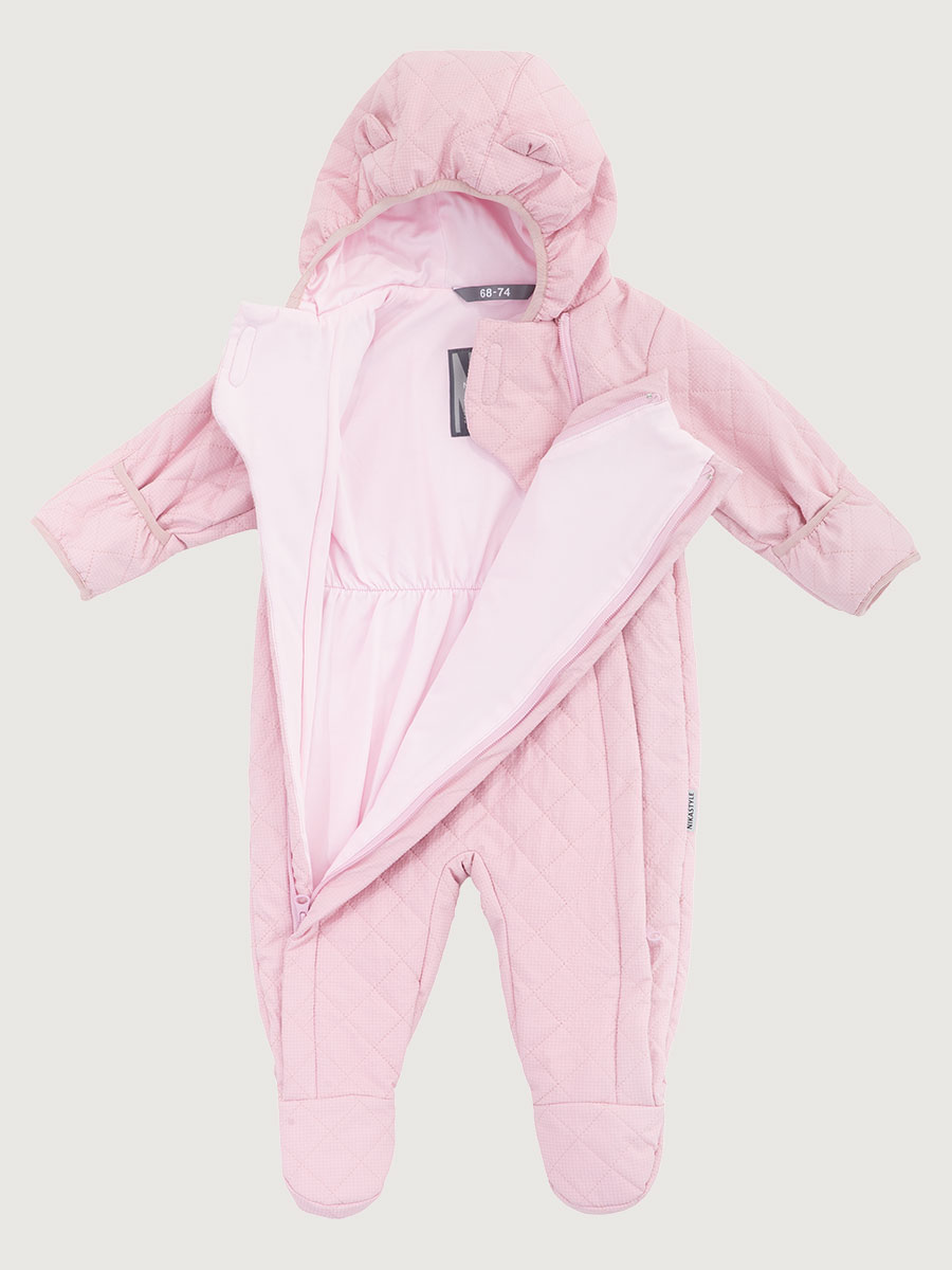картинка Комбинезон утеплённый для девочки NIKASTYLE 8м9625 Пудра от магазина детских товаров ALiSa
