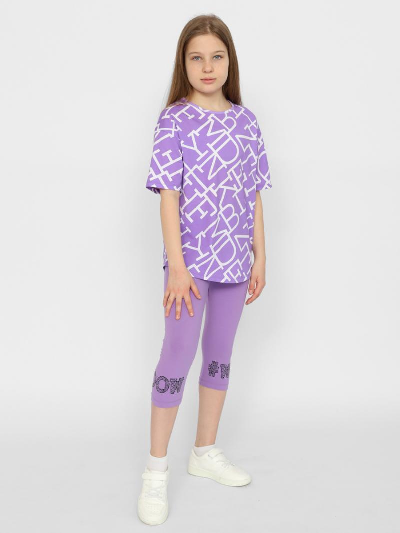 картинка Бриджи для девочки CSJG 70391 45 378 Лаванда от магазина детских товаров ALiSa