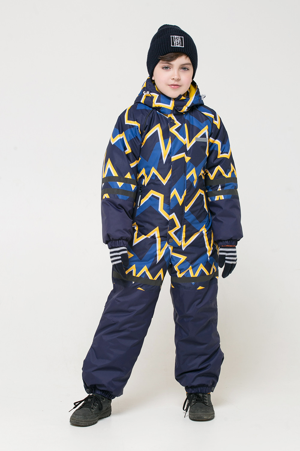 картинка Комбинезон зимний для мальчика Crockid ВК 60030/н/4 ГР от магазина детских товаров ALiSa