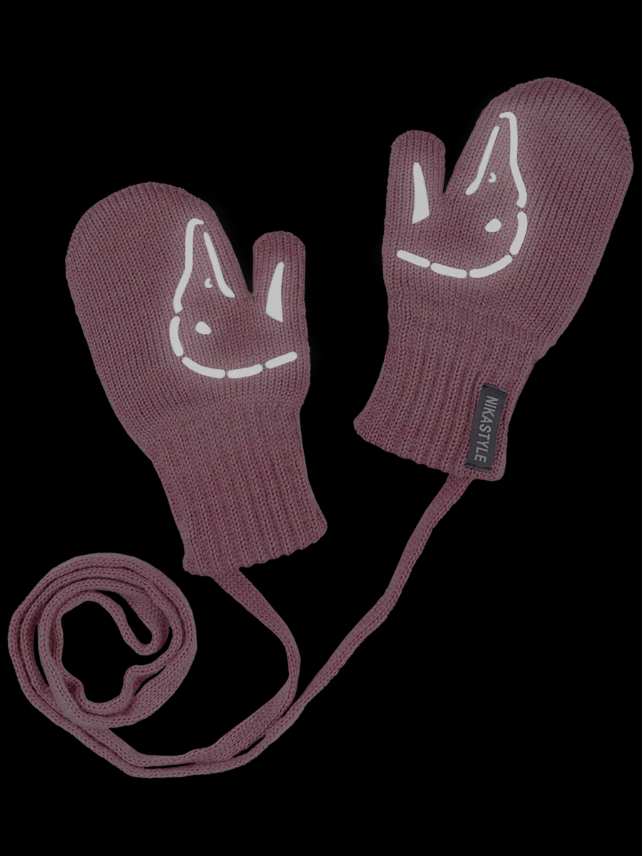 картинка Варежки для девочки NIKASTYLE NS 14з17024 Орхидея от магазина детских товаров ALiSa