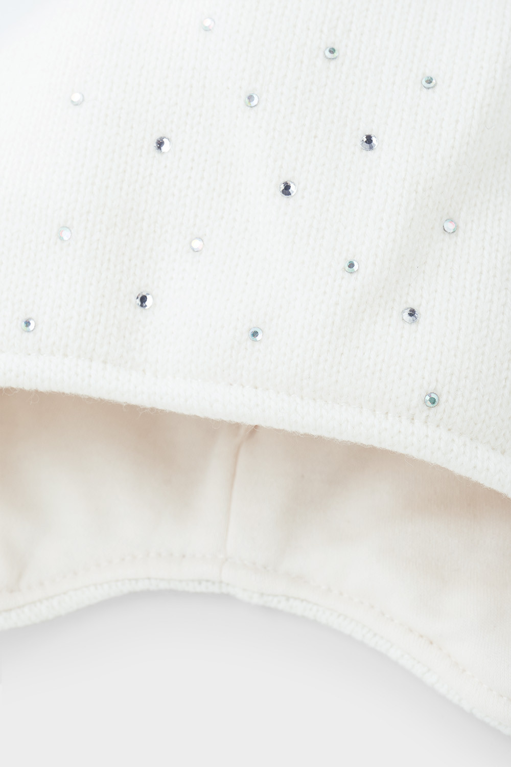 картинка Шапка с утеплителем для девочки Crockid КВ 20316/ш белый от магазина детских товаров ALiSa