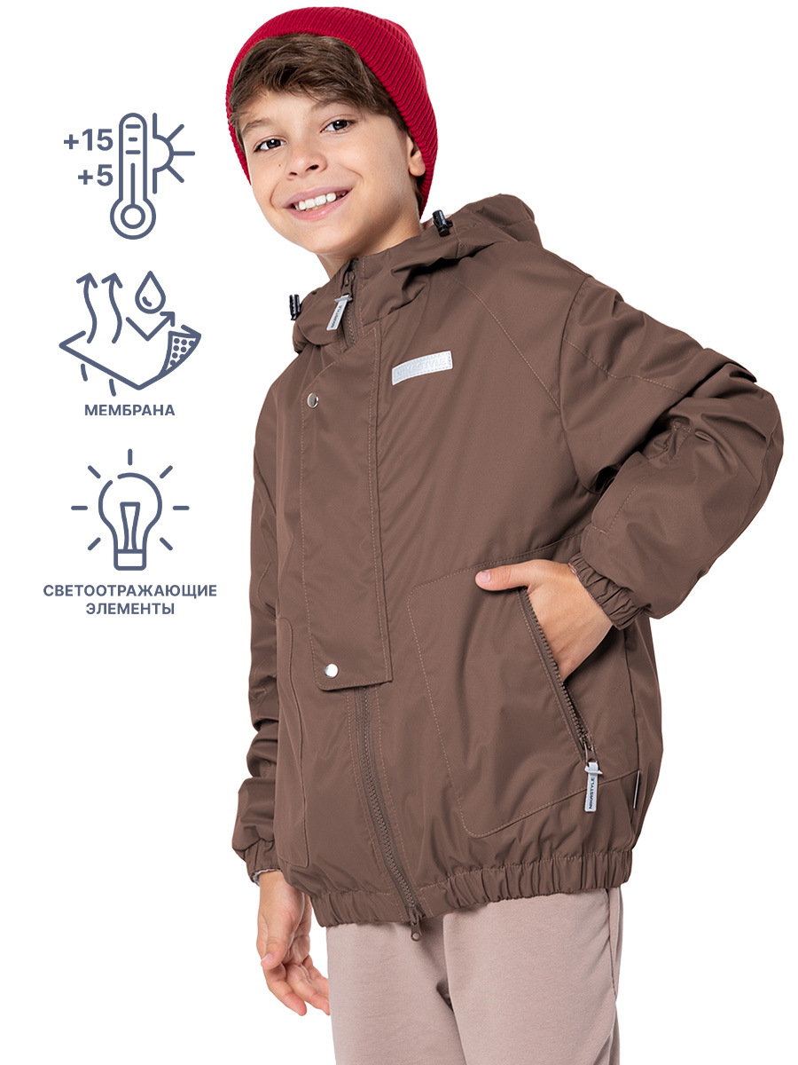 картинка Ветровка для мальчика NIKASTYLE 4л4124 орех от магазина детских товаров ALiSa