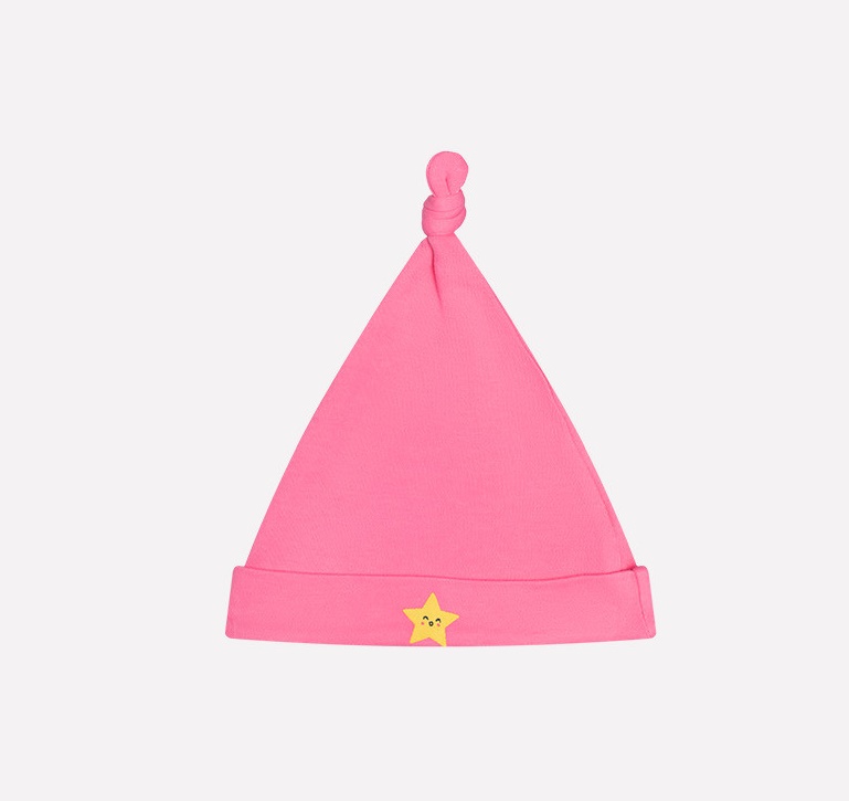 картинка Шапка для девочки Crockid К 8036 клубничное суфле (звезды) от магазина детских товаров ALiSa