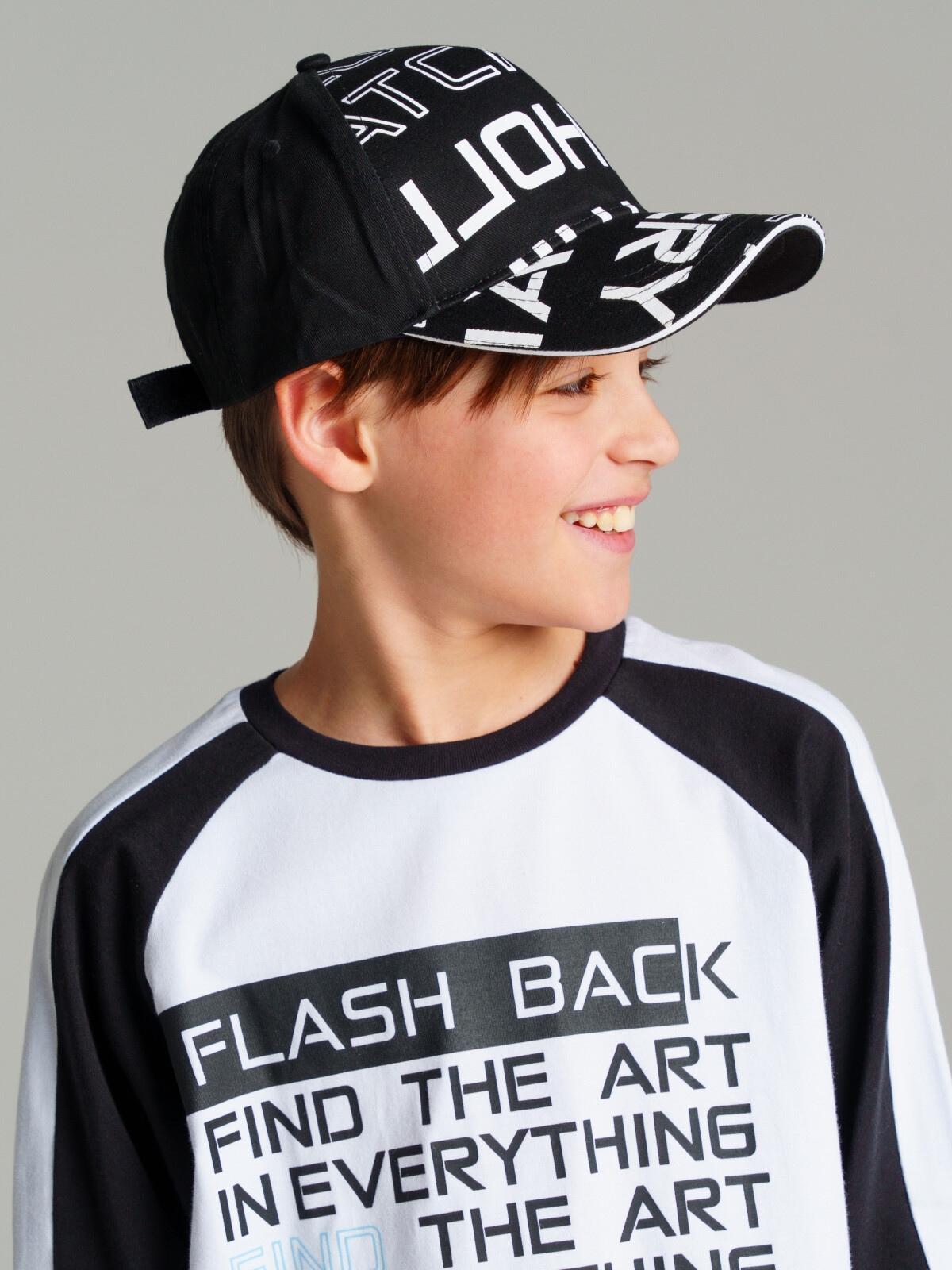 картинка Кепка текстильная для мальчика PL 12411341 Черный от магазина детских товаров ALiSa