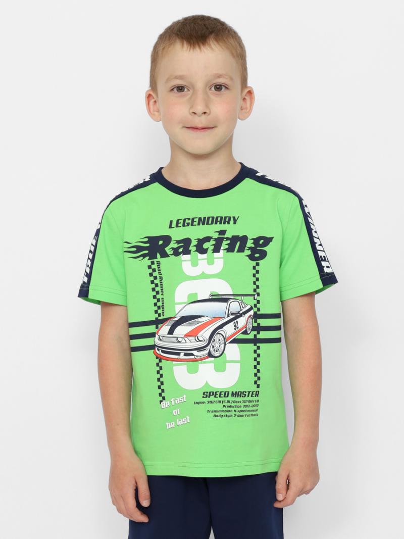 картинка Футболка для мальчика CWKB 63387-37 Зеленый от магазина детских товаров ALiSa
