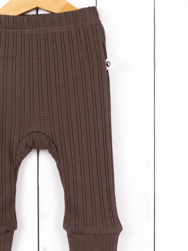 картинка Брюки детские Baby Boom П128/2-Р Ажурная рибана Кофе я734 от магазина детских товаров ALiSa