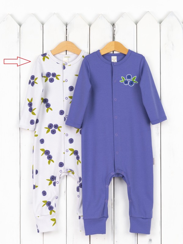 картинка Комбинезон на манжете Baby Boom НК1/10-И я727 Голубика от магазина детских товаров ALiSa