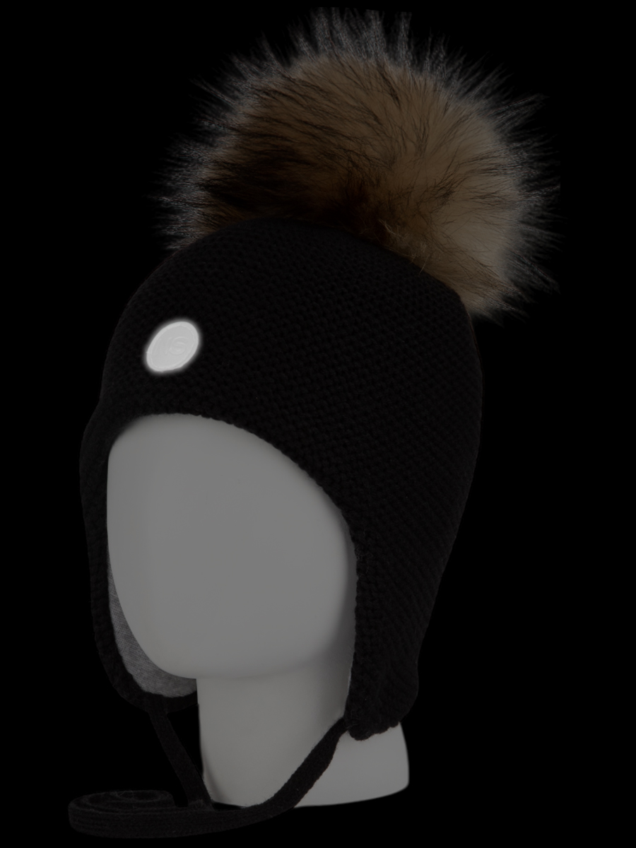 картинка Шапка утепленная для мальчика NIKASTYLE 11з15524 Черный от магазина детских товаров ALiSa