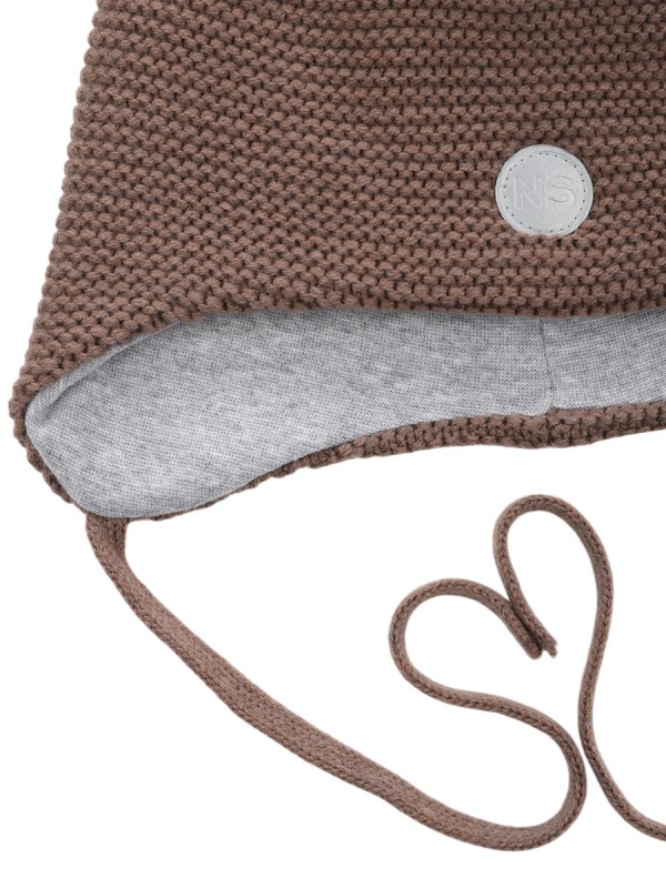 картинка Шапка утепленная NIKASTYLE 11з15524 Кофе от магазина детских товаров ALiSa
