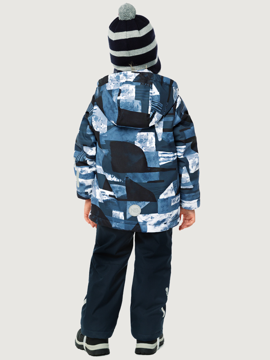 картинка Комплект утеплённый для мальчика NIKASTYLE 7м1325 Джинс неви от магазина детских товаров ALiSa