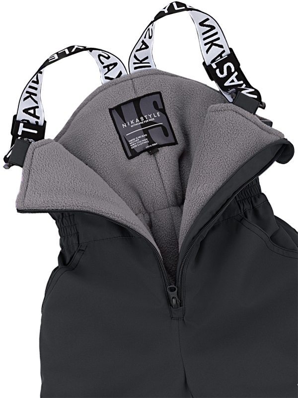 картинка Полукомбинезон зимний NIKASTYLE 3з5124 Графит от магазина детских товаров ALiSa
