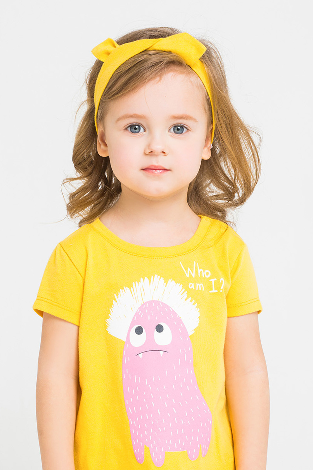 картинка Футболка для девочки Crockid КР 300801 желтый к225 от магазина детских товаров ALiSa