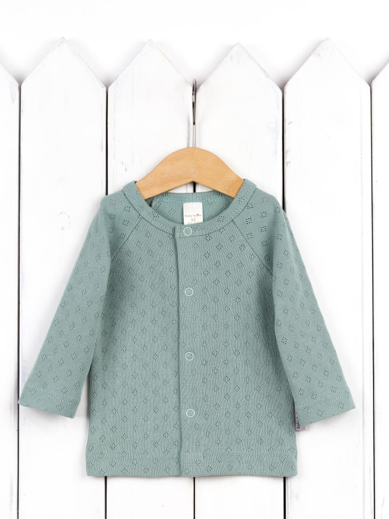 картинка Кофточка детская Baby Boom Р58/3-Р  я712 Ажур шалфей от магазина детских товаров ALiSa