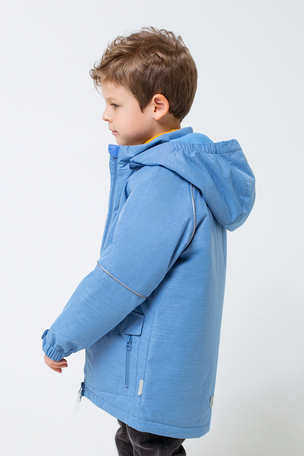 картинка Куртка демисезонная утепленная для мальчика Crockid ВК 30083/1 ГР от магазина детских товаров ALiSa