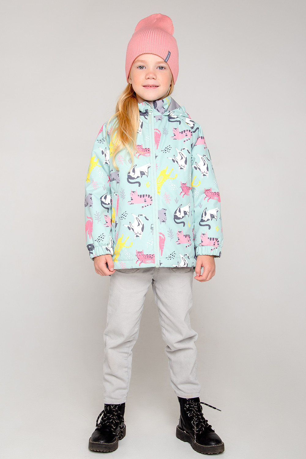 картинка Куртка утепленная для девочки Crockid ВК 32120/н/1 ГР от магазина детских товаров ALiSa
