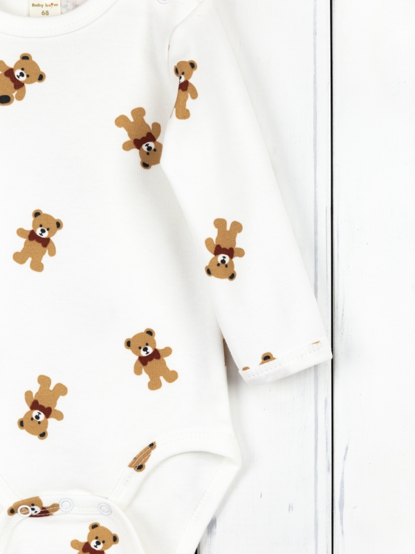 картинка Боди Baby Boom Б86/10004-И(Н) Мишки я722 от магазина детских товаров ALiSa