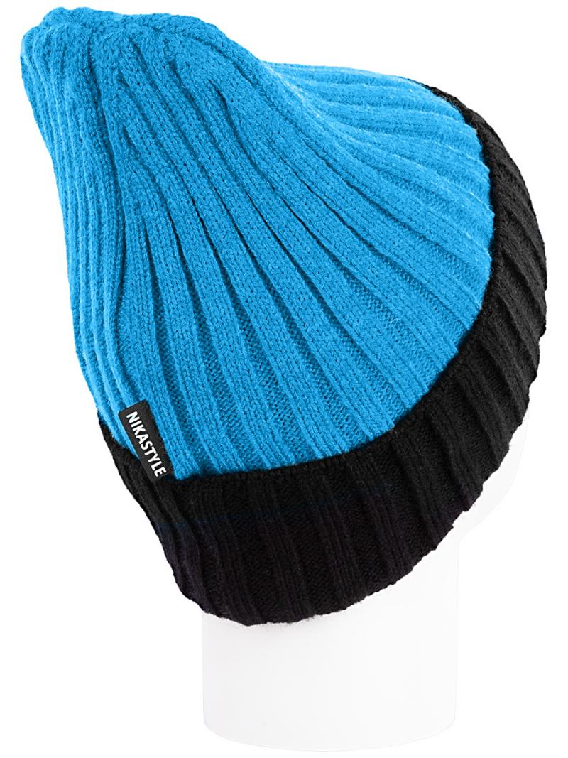 картинка Шапка утепленная для мальчика NIKASTYLE 11з11923 голубой от магазина детских товаров ALiSa