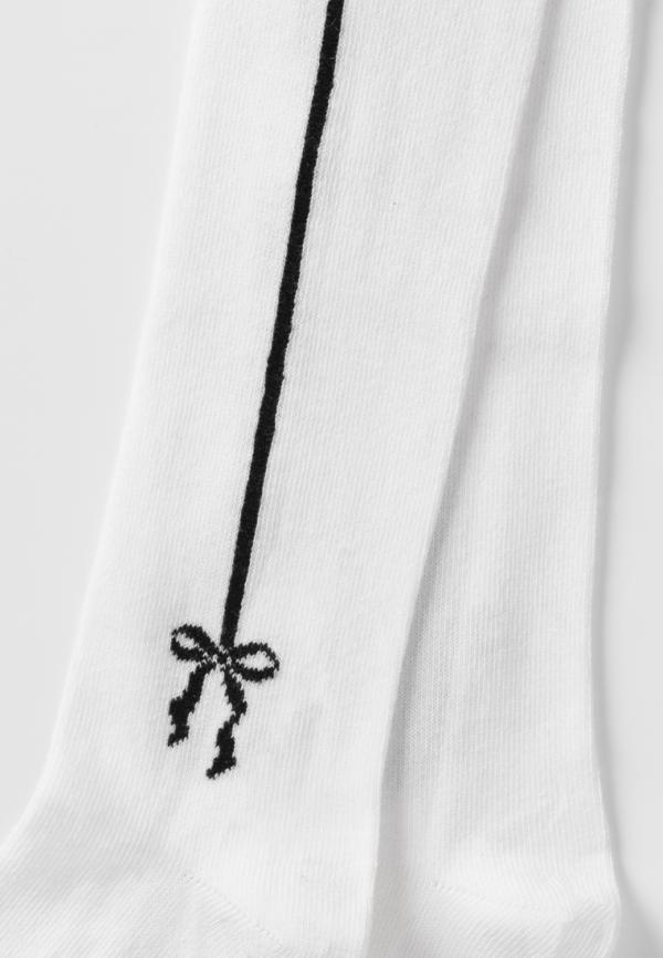 картинка Колготки для девочки Artie 2d968 Белый черный от магазина детских товаров ALiSa