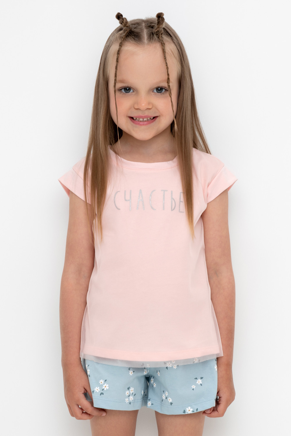картинка Футболка для девочки Crockid К 302133 светло-розовый от магазина детских товаров ALiSa