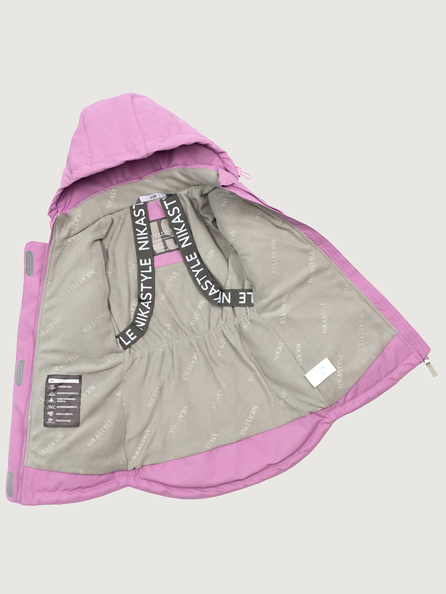 картинка Куртка утеплённая для девочки NIKASTYLE 4м4025 Орхидея от магазина детских товаров ALiSa