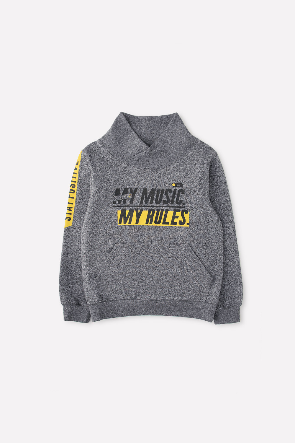 картинка Джемпер для мальчика Crockid КР 301482 серый меланж к308 от магазина детских товаров ALiSa