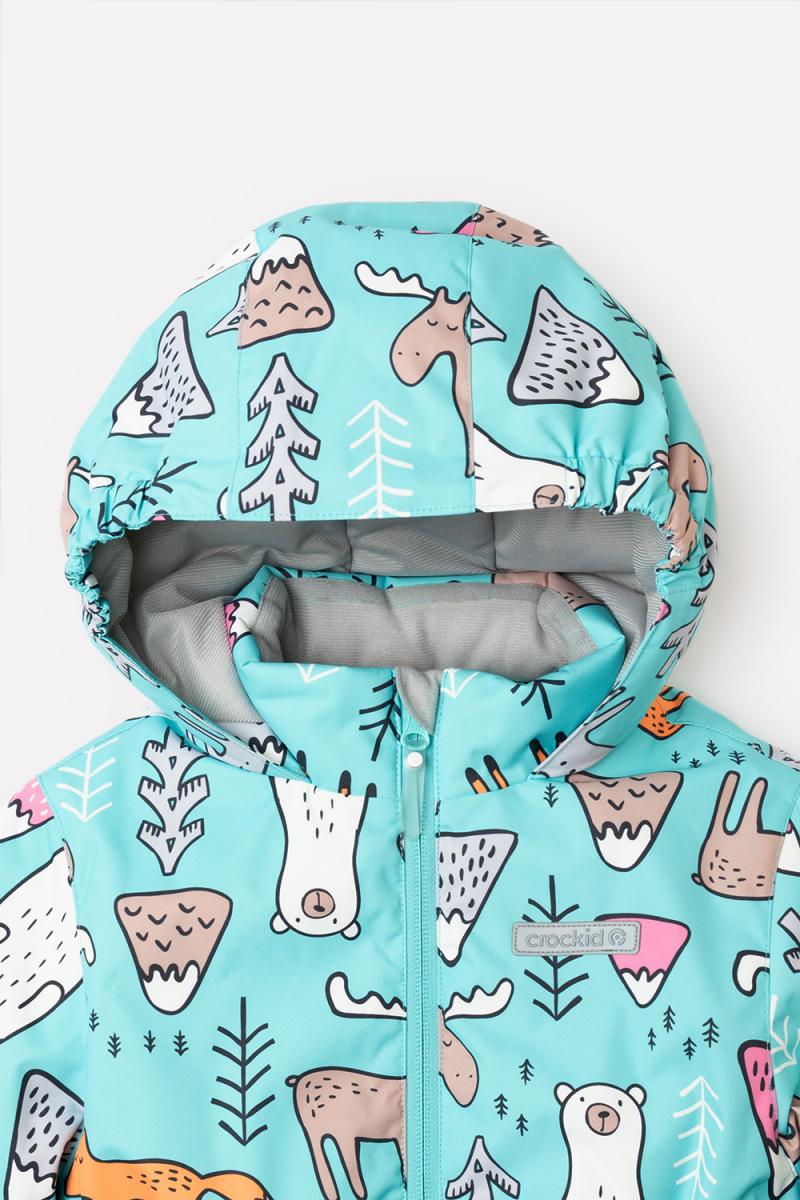 картинка Куртка зимняя для девочек Crockid ВК 38058/н/4 УЗГ от магазина детских товаров ALiSa