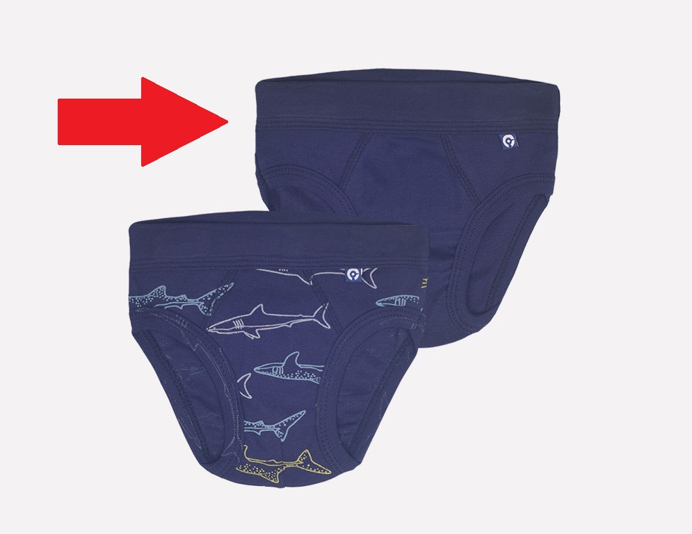 картинка Трусы для мальчика Crockid К 1907-2 акулы (глубокий синий) от магазина детских товаров ALiSa