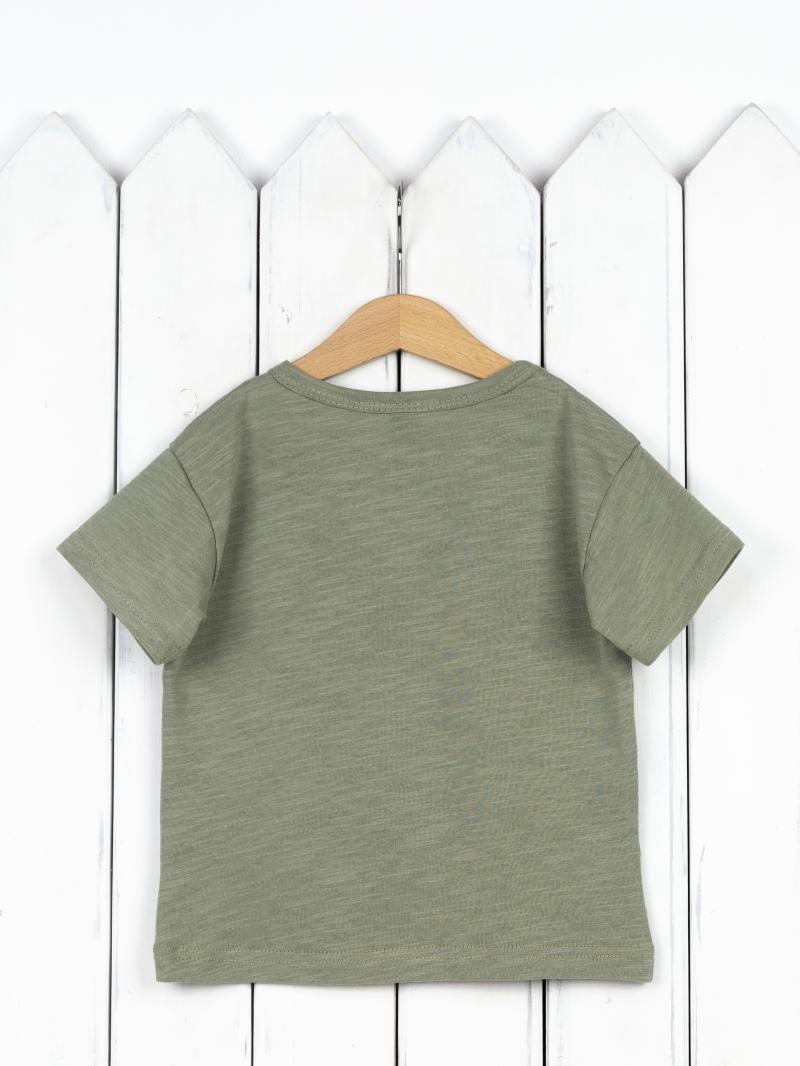 картинка Футболка для девочки Baby Boom Ф114/1-К Резеда бабочки Б111 от магазина детских товаров ALiSa