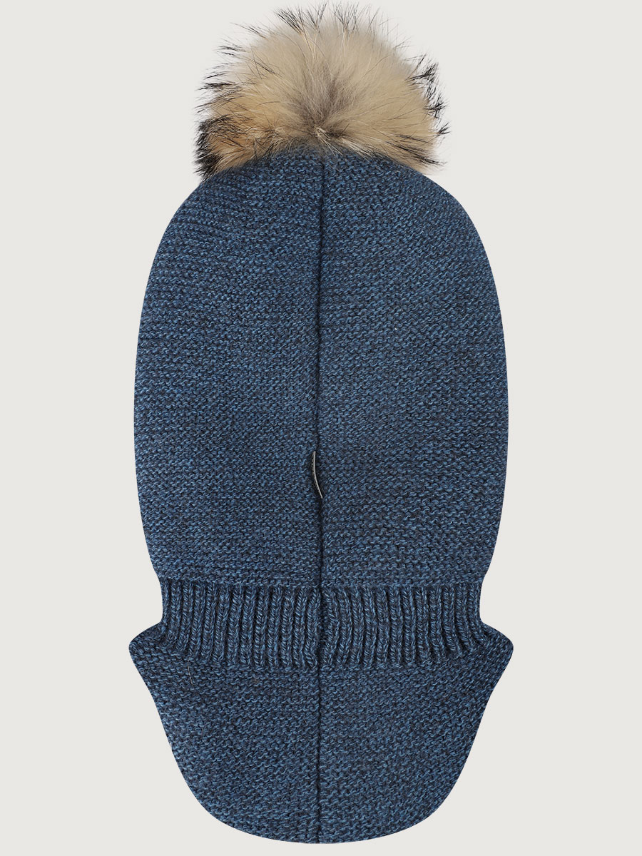 картинка Балаклава утепленная для мальчика NIKASTYLE 10з15325 Джинсовый от магазина детских товаров ALiSa