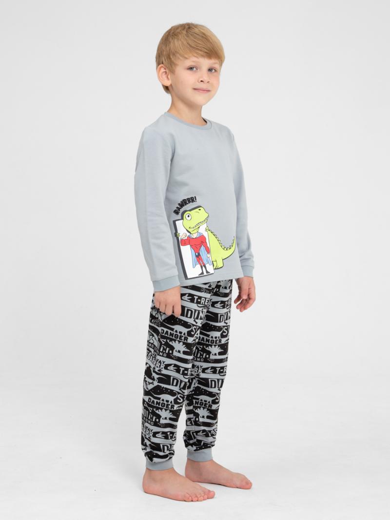 картинка Пижама для мальчика Cherubino CWKB 50139-23 Серый от магазина детских товаров ALiSa