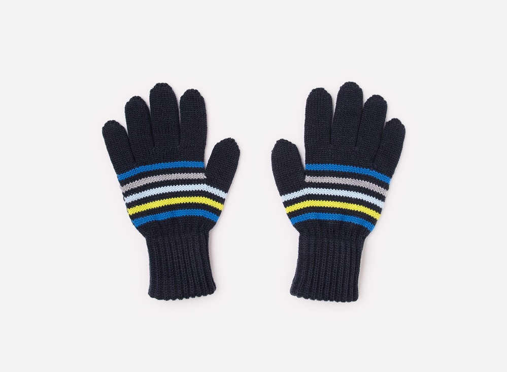 картинка Перчатки для мальчика Crockid К 110 темно-синий от магазина детских товаров ALiSa