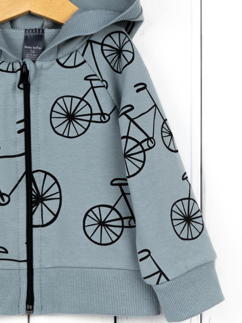 картинка Куртка для мальчика Baby Boom Р59/1-Ф Велосипеды на турмалине я714 от магазина детских товаров ALiSa