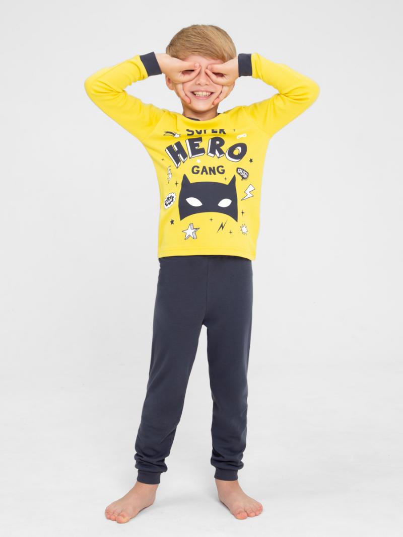 картинка Пижама для мальчика Cherubino CWKB 50138-30 Желтый от магазина детских товаров ALiSa