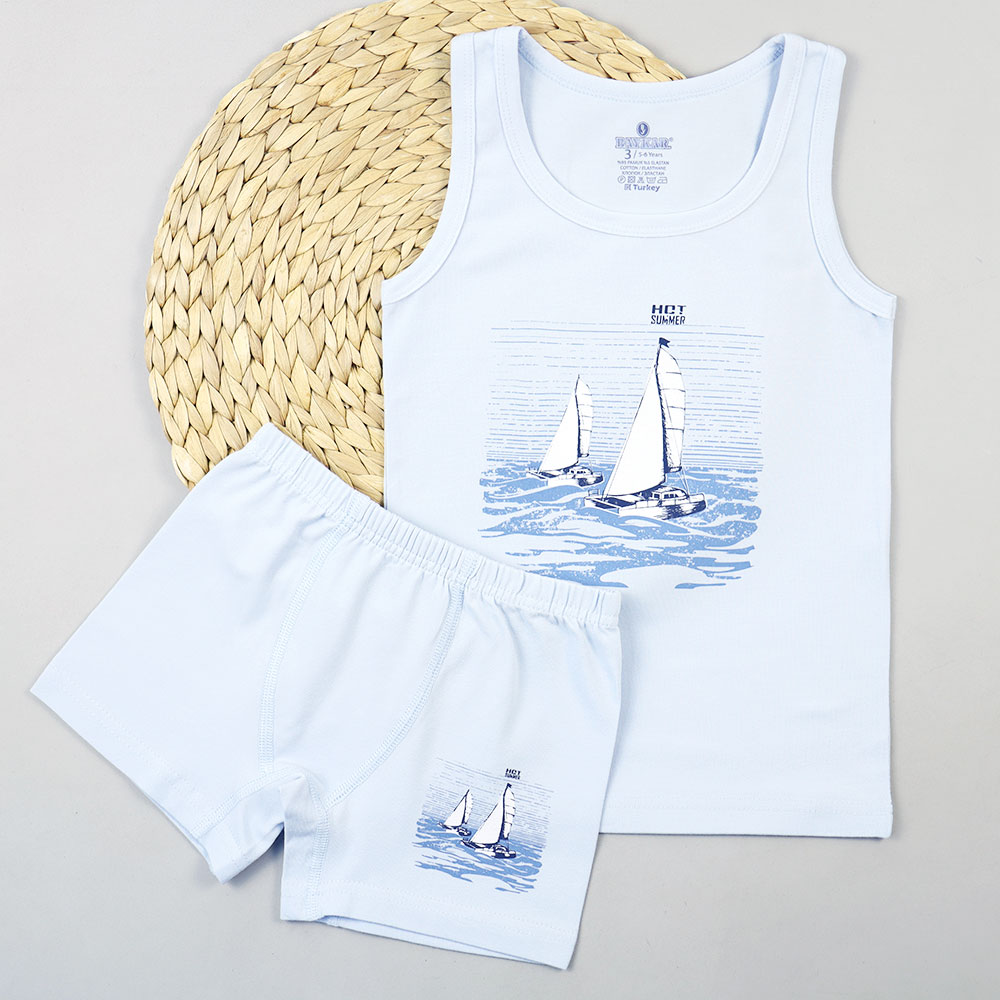 картинка Комплект для мальчика DR 2920-991 Голубой HOT Summer от магазина детских товаров ALiSa